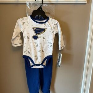 NHL Blue and White Kids Bodysuit Set